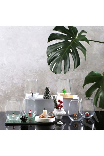 ADAMODART New Year's Special 6-Piece Water Glass - 425 Cc