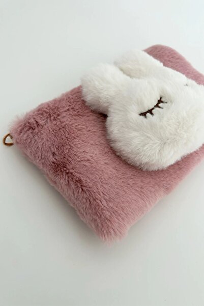 feinas Pink Bunny Plush Clutch - 24X15Cm