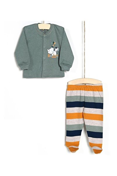 Aziz Bebe ك طقم بنطلونات بيبي بوي بادي من 2 0 إلى 6 أشهر 2827