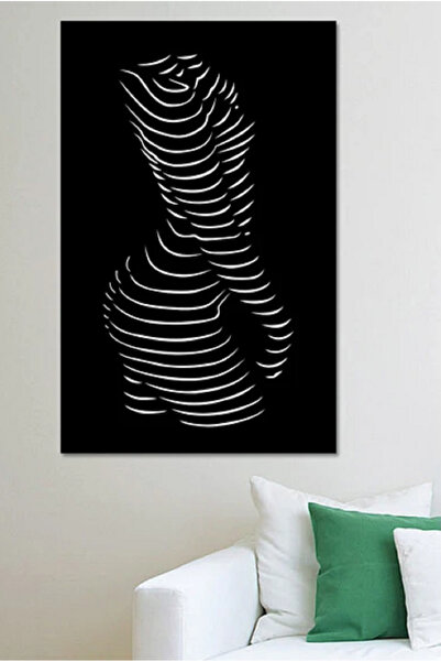 Rapithwin Γυναικεία Φιγούρα Ξύλινος Πίνακας Διακόσμηση Τοίχου