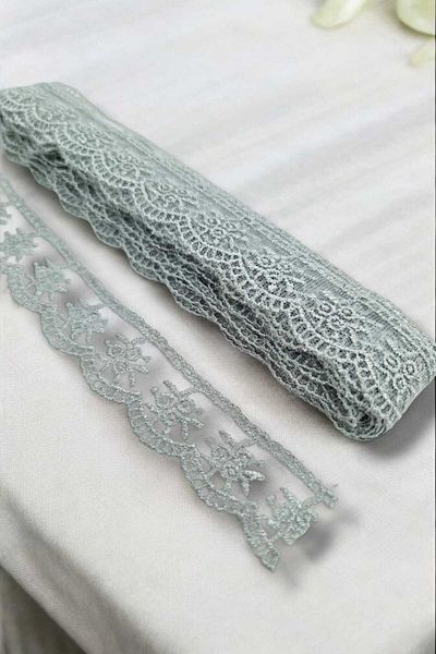 ÜNSALAN HOBİ 1 Ball 9 Mt French Lace Dress - Organza, Outfit and Decoration Lace