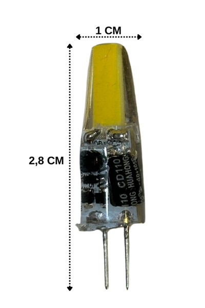 Cata CT-4255 3W 12V 3200K (Günışığı) G4 Duylu Led Kapsül Ampul (4 Adet)