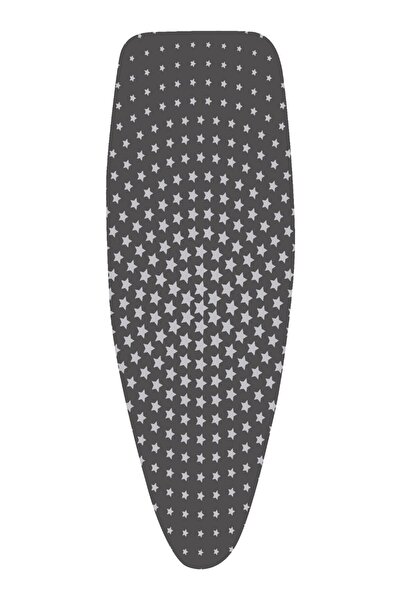 GERCELLA Luxury Grey Star Ütü Masası Kılıfı Bezi Örtüsü (50X135CM)