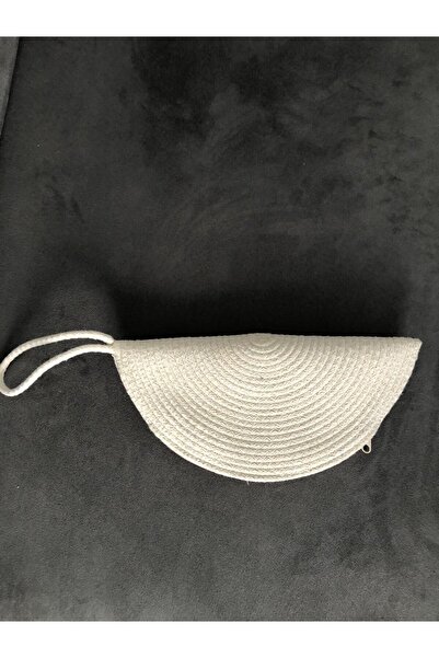 Hobi Dünyası Women's Straw Design Handbag 31X14 cm
