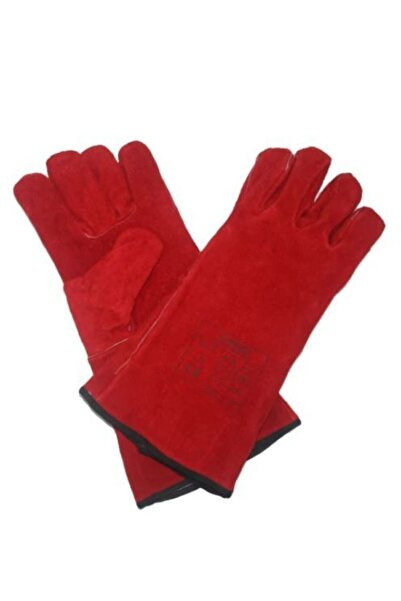 Veo F437 Redweld Kırmızı Kaynakçı Eldiveni