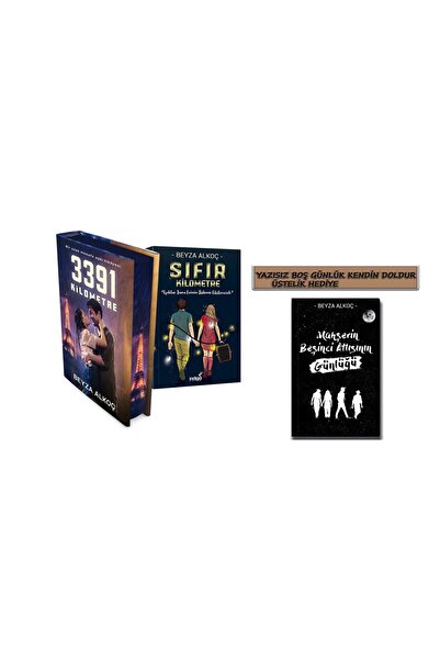 İndigo Kitap 3391 km film özel baskı(poster ve ayraç ile)-sıfır kilometre-mah...