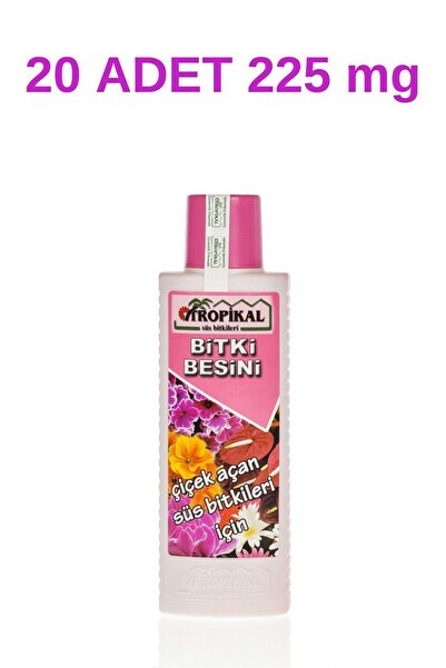 TROPİKAL Çiçek Açtıran Bitki Besini Sıvı Gübre 20 Adet Liquid Plant South Orchid