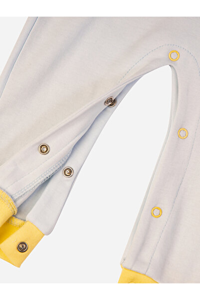 Babies Basic By Styli Front Graphic Long Sleeves Sleepsuit