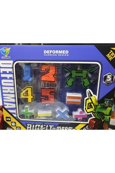 liss çarşı Aksesuarlı Dev Robot Sayılar Kutulu Gönderim