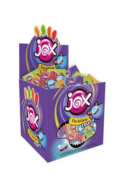 Durukan Şekerleme Fruit Flavored Jox Flat Lollipop - 120 Flat