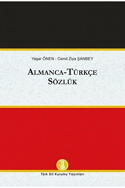 Türk Dil Kurumu Yayınları Almanca-türkçe Sözlük