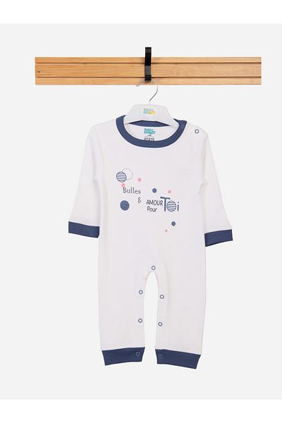 Babies Basic By Styli بدلة نوم بأكمام طويلة ورسومات أمامية