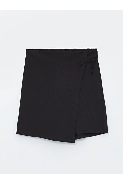 LC Waikiki LCW Kids Beli Lastikli Basic Kız Çocuk Şort Etek