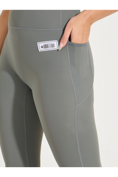Styli Gymspire Edition - Label Back Stitch Contour Detail Leggings
