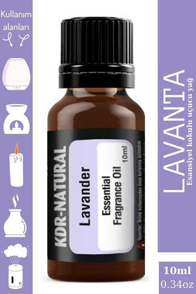 kdr natural Lavanta Uçucu Yağ Buhurdanlık Hava Nemlendirici Difüzör Esansı Uy...