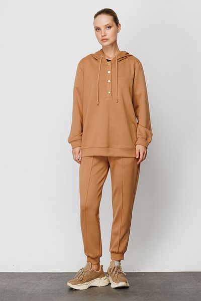 On Fashion Καλοκαιρινό Παντελόνι Camel