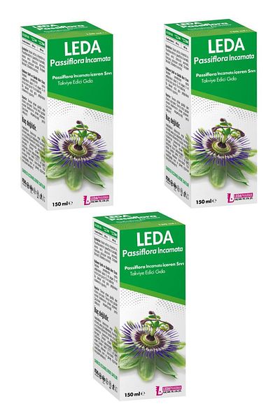 LedaPharma Passiflora Syrup - 150 Ml, 3 Pieces