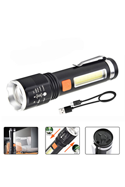 farissu Orion Km-102 6000 Lümen Zomlu Flaşörlü 4 Farklı Işık Şiddetine Sahip ...