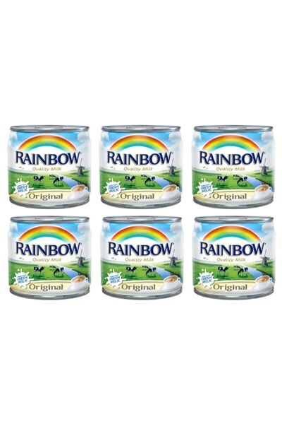 Rainbow -evaporated-milk-original-170g X 6 Pcs