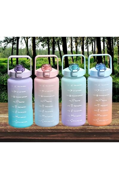 Blueeslife Motivational 2-Piece Water Bottle