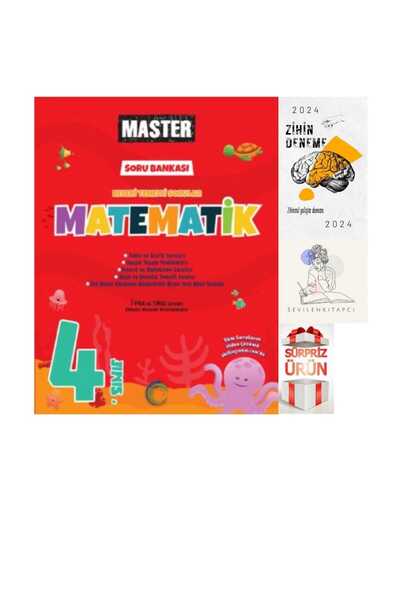 Okyanus Yayıncılık OKYANUS 4.SINIF MASTER MATEMATİK SORU BANKASI+ZİHİN DENEME...