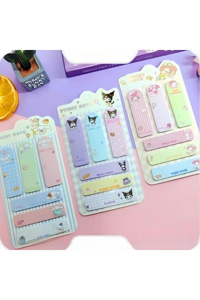 Yağmurella Sanrio Kuromi Friend Post-It Adhesive Note Paper