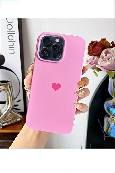 3GEN CASE iPhone 14 Pro Compatible Launch Velvet Case with Heart Logo