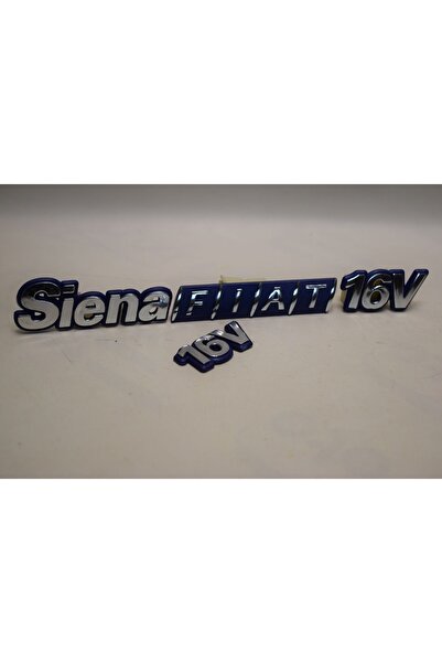 NURPAR Bagaj Kapağı SiENA Yazısı Fiat Yazısı ve Ön Çamurluk 16v Yazısı Takım