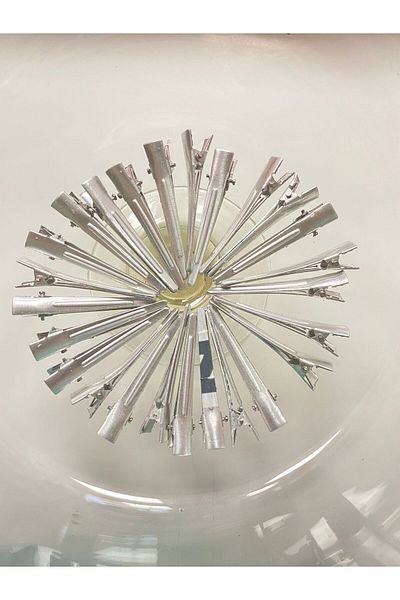 QF COSMETİCS Set de 25 de coafuri din aluminiu - machiaj ondulator, clești și clești pentru uscare