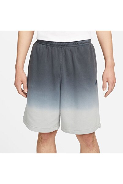 Nike Club+ French Terry Dip Dyed Erkek Şort - Gri Dq4633-070