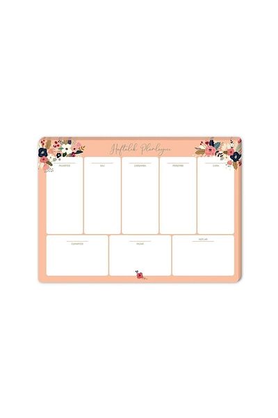 KESKİN COLOR 17x24 Weekly Planner - Powder