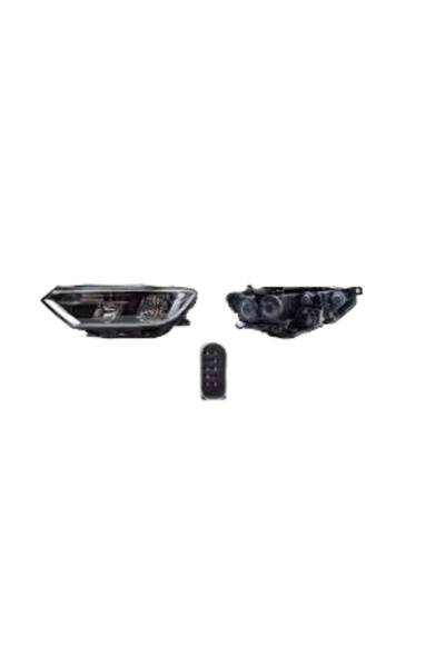Wisco Volkswagen Passat B8 14 Ve Sonrası Uyumlu Far Camı Sol Krom Çıtalı 3G19...