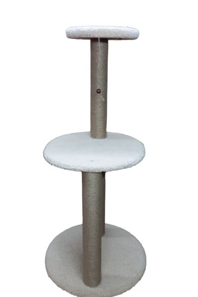 Dumanpet Cream Two Tiers 91 Cm Cat Scratching Board