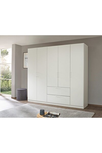 Tdesigno Araz Giyinme Dolabı - Çok Amaçlı Dolap - Gardırop 225 Cm-5 Kapaklı-2...