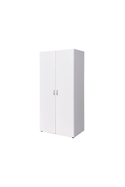 Tdesigno Giyinme Dolabı - Çok Amaçlı Dolap - Gardırop 80 cm Beyaz