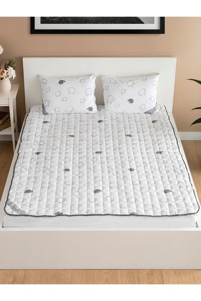 homewell 100% Pure English Wool Hypoallergenic Washable Single Premium Comfortable Sleeping Pad Lamb