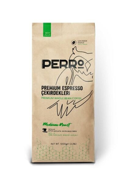 Perro Coffee Premium Çekirdek Kahve 4x1000 gr (4 KG)
