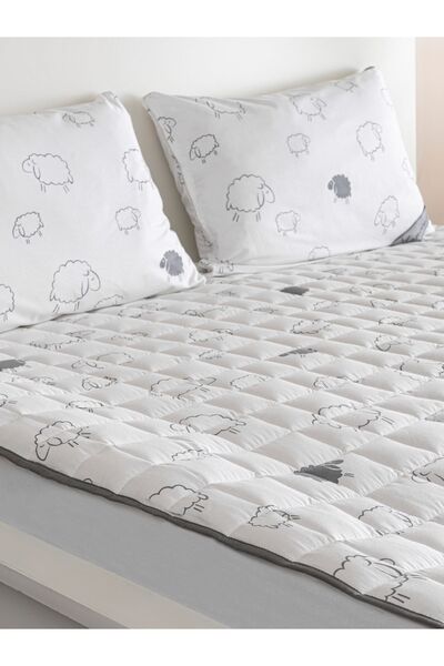 homewell 100% Pure English Wool Hypoallergenic Washable Single Premium Comfortable Sleeping Pad Lamb