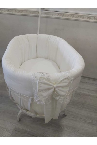 babyen1 Cream Cotton Side Protection (crib Not Included)