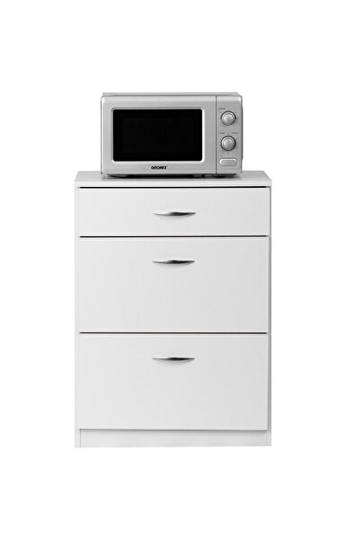 Tdesigno Ender Mutfak Çekmeceli Alt Modül 50 Cm Beyaz