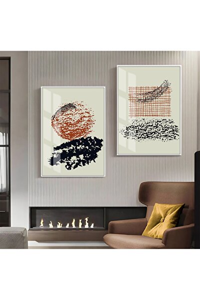 Harikabirev HARİKABİREV | COMBINAT DE ABSTRACTE CU MODELE ROȘU-NEGRU-BEJ 1 | ...