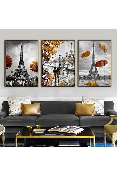 Harikabirev ΥΠΕΡΑΣΤΗ | CLARET RED - GOLD EIFFEL TOWER COMBINATION 1 | ΤΡΑΠΕΖΙ ΚΑΘΕΤΟ ΤΡΙΠΛΟ ΜΕ ΠΛΑΙΣΙΟ