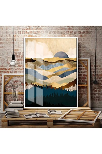 Harika bir ev HARİKABİREV | SET DE PĂSĂRI AURII GALBENE ABSTRACTE DREAPTA | T...