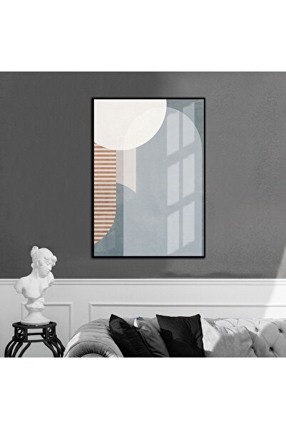 Harikabirev HARİKABİREV | MODELL ABSTRACT ROȘU-ALB-GRI 1 | TABLĂ DE STICLA TE...