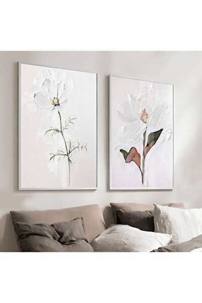 Harikabirev HARİKABİREV | FLORI DE CULOARE H&SOFT | TABLO DE STICLA CU CADRU ...