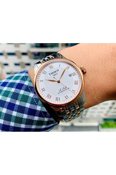 TISSOT Le Locle Powermatic 80 Men's Wristwatch - T006.407.22.033.00