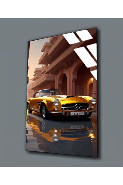 Harikabirev HARİKABİREV | STICLA INERABLE (TEMPERATA) TABLA GALBENA PENTRU AU...