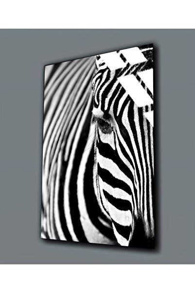 Harikabirev HARİKABİREV | STICLA INERABLE (TEMPERATA) TABLA ZEBRA NEGRU-ALB 02 | TMTEKLİ