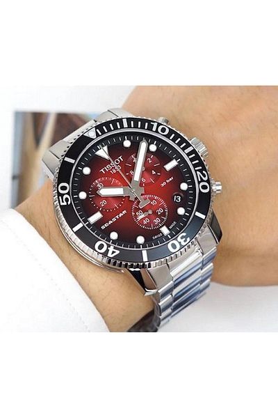 TISSOT Seastar 1000 Quartz Chronograph T120.417.11.421.00 Men Wrist watch
