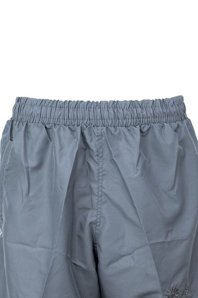 Oppland Women's Embroidered Swim Shorts - Rubber Waist, Lace-up Pockets, Water Repellent Comfortable Fabric